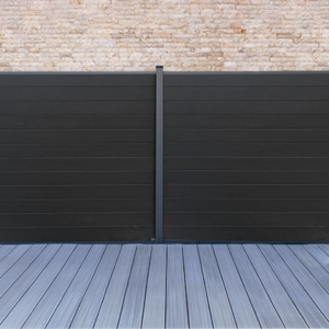 MHG Eco Composite Fence Panel 1.83m Grey & Black