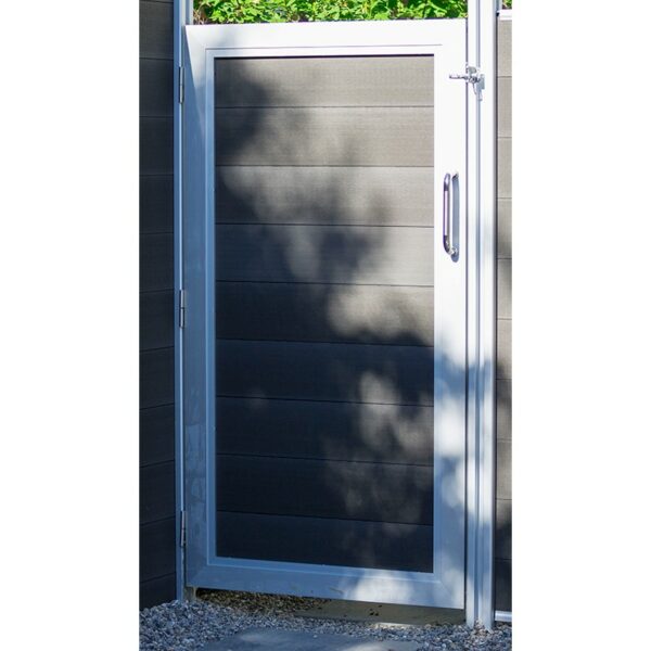 MHG Eco Composite Fence Panel 1.83m Grey & Black - Image 6