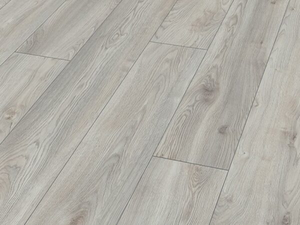 MAMMUT PLUS WIDE LONG PLANK MACRO OAK WHITE LAMINATE FLOORING AC5 - Image 3