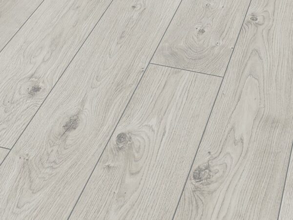 MAMMUT LONG PLANK EVEREST OAK WHITE LAMINATE FLOORING AC5 - Image 3