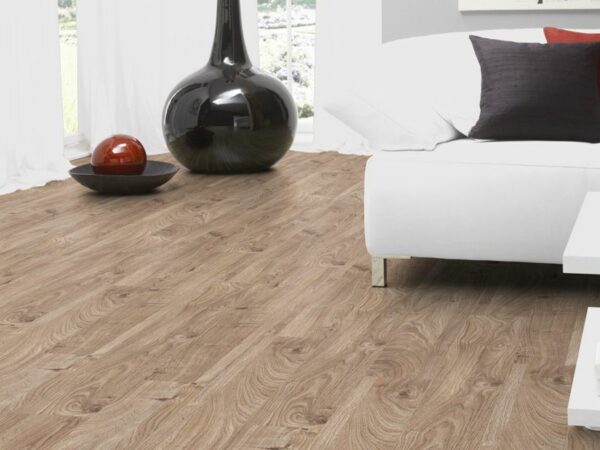DYNAMIC PLUS PLANK BRACKEN OAK LAMINATE FLOORING AC4