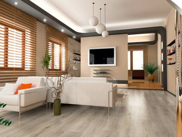 EXCEL PLANK TREND OAK GREY LAMINATE FLOORING AC4