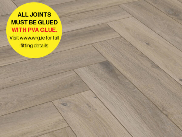 HERRINGBONE METZ OAK LAMINATE FLOORING AC4 - Image 2