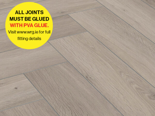 HERRINGBONE SILVER OAK LAMINATE FLOORING AC4 - Image 2