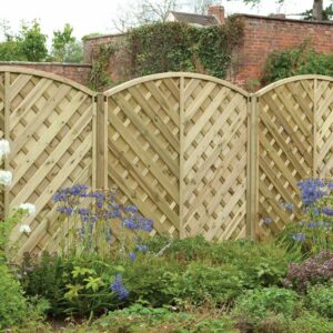 DUSTON ARCH DIAGONAL FENCE PANEL
