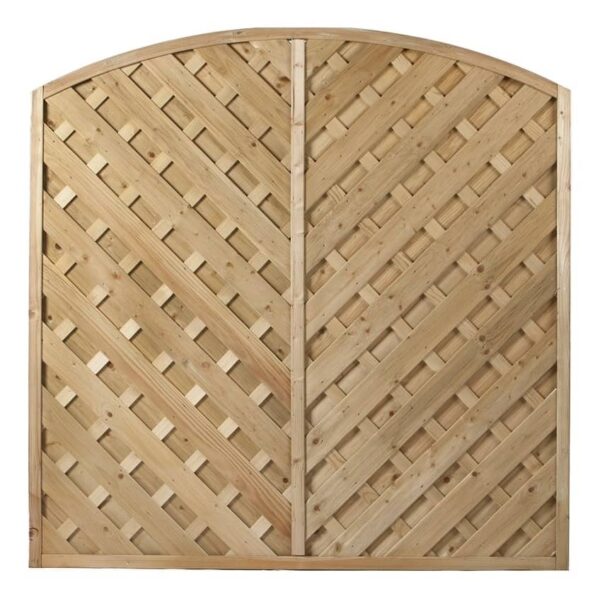 DUSTON ARCH DIAGONAL FENCE PANEL - Image 2