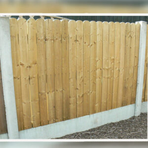 ROUND TOP CLOSED FENCE PANEL