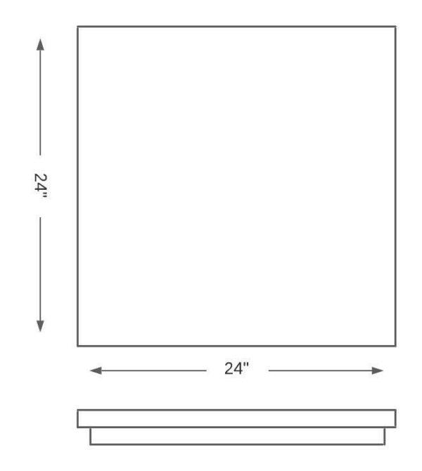 Granite Stove Hearth 24" x 24" - Image 4