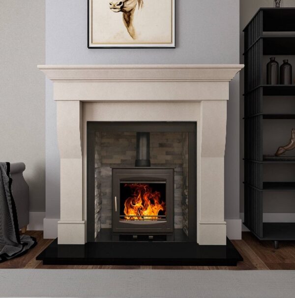 Binnian Ivory Stone Fireplace Surround 54" & 59"