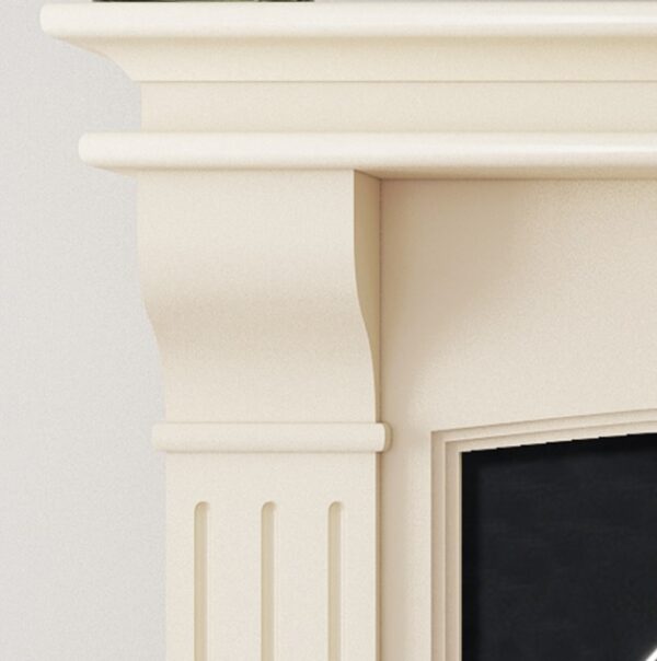 Commedagh Ivory Stone Fireplace Surround 54″ - Image 2