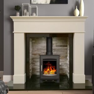 Doan Ivory Stone Fireplace Surround 54″