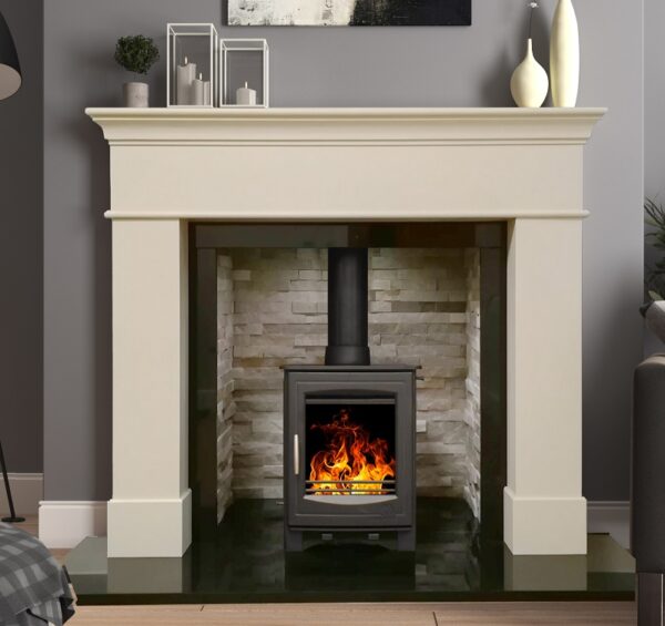 Doan Ivory Stone Fireplace Surround 54″