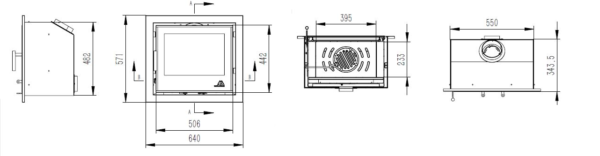 Mourne Eco Inset 550 4 Sided Frame - Image 3