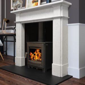 Glenmore New Carrara Stone Fireplace Surround 58"