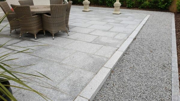 Silver Granite Paving Slabs