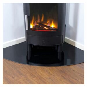 Quadrant Glass Stove Hearth
