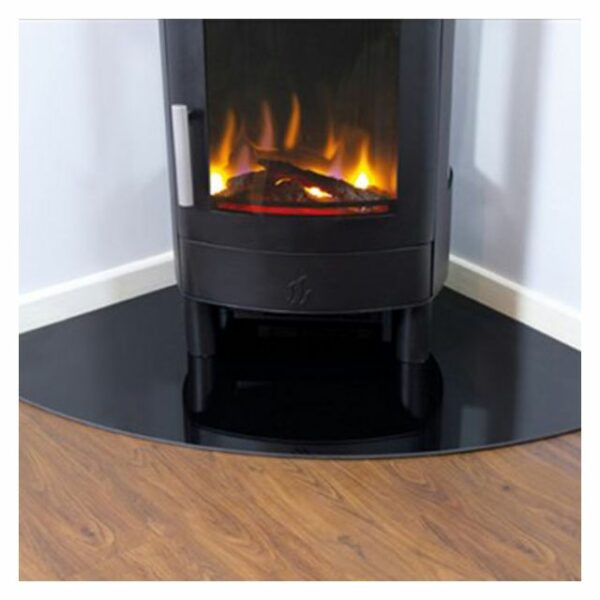 Quadrant Glass Stove Hearth