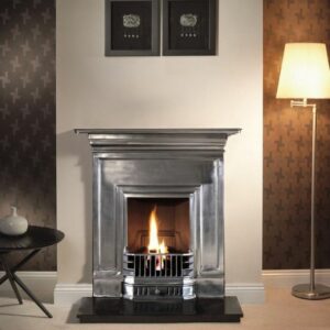Barcelona Cast Iron Full Polished Fireplace 36"