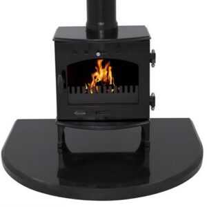 Granite Stove Hearth Curved Front 40" x 30"