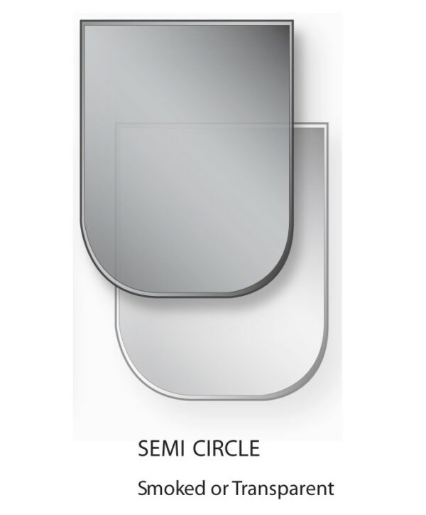Semi Circle Glass Stove Hearth - Image 3