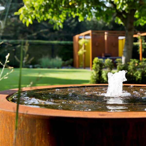 Water Tables Round Corten Steel - Image 7