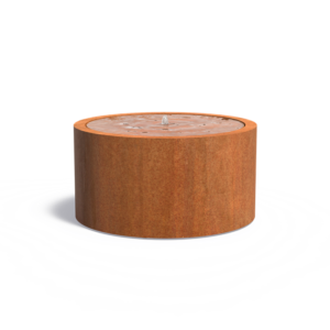 Water Tables Round Corten Steel