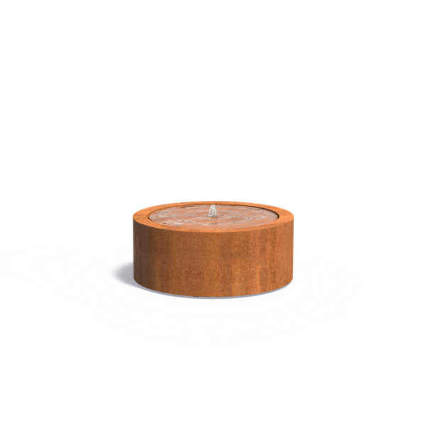 Water Tables Round Corten Steel - Image 3
