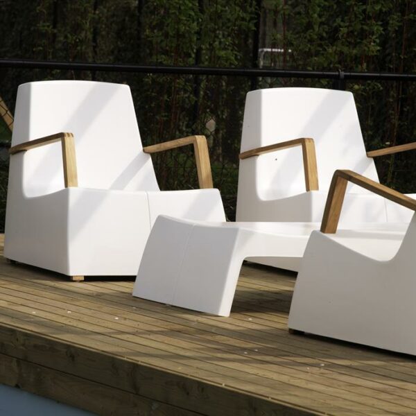 O2S Table LT70 Low Table White/RAL - Image 2