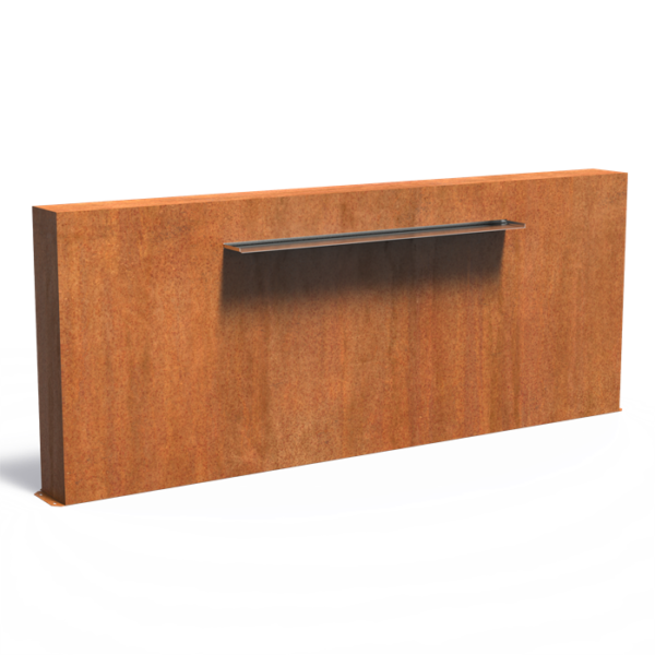 Pond Walls Free-Standing Corten Steel - Image 2