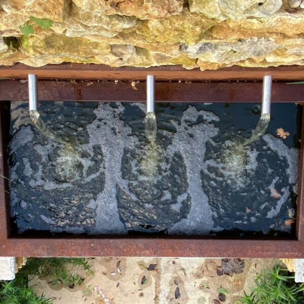 Pond Walls Free-Standing Corten Steel - Image 3