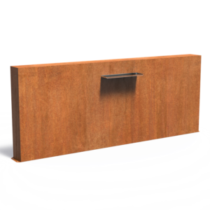 Pond Walls Free-Standing Corten Steel