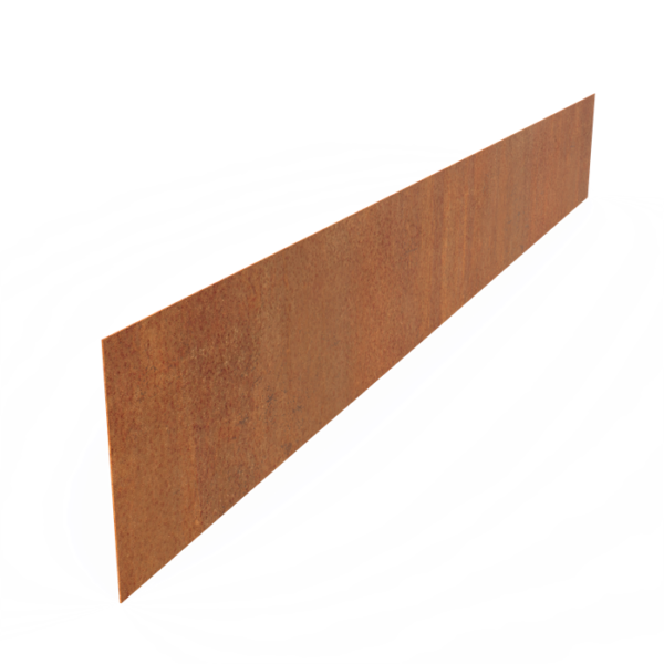 Corten Steel Straight Top Edge (2300 x 3 x 290mm)