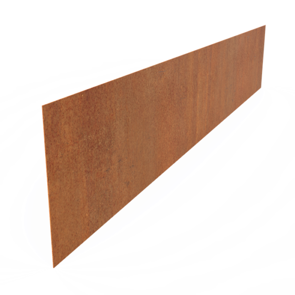 Corten Steel Straight Top Edge (2300 x 3 x 390mm)