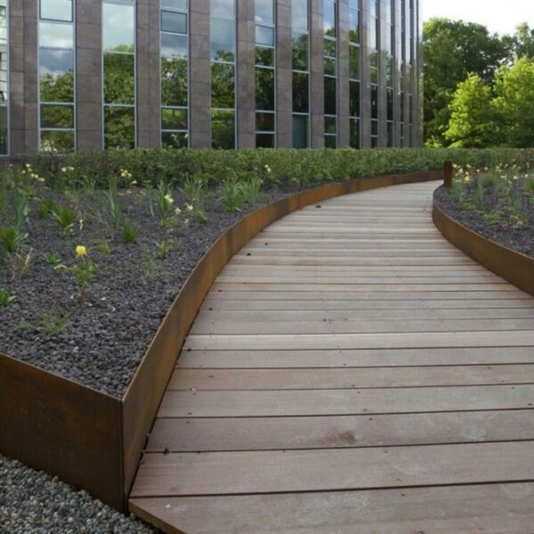 Corten Steel Straight Top Edge (2300 x 3 x 390mm) - Image 3