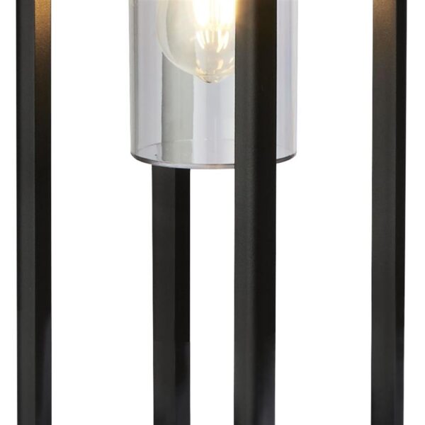 Atlantic Outdoor Post Black Metal & Clear Diffuser 450mm - Image 3