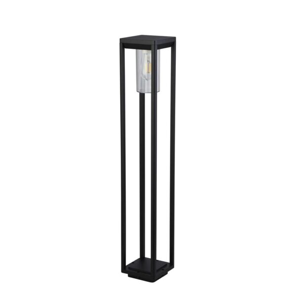 Atlantic Outdoor Post Black Metal & Clear Diffuser 900mm - Image 3