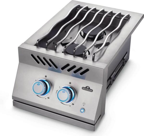 Napoleon Built-In 700 Series Inline Dual Range Top Burner With Stainless Steel Cover