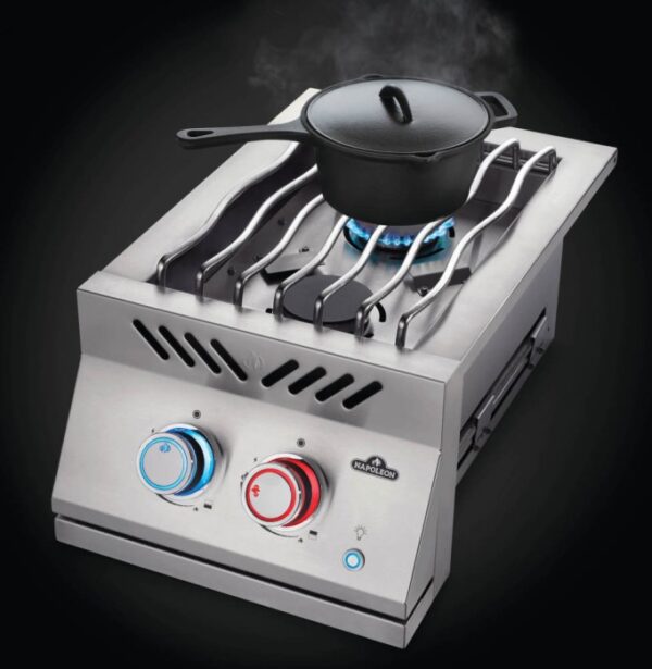 Napoleon Built-In 700 Series Inline Dual Range Top Burner With Stainless Steel Cover - Image 2