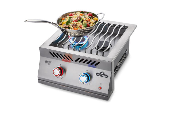 Napoleon Built-In 700 Series Dual Range Top Burner With Stainless Steel Cover - Image 2
