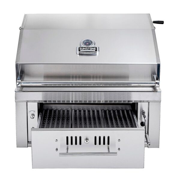 Sunstone 30″ Charcoal & Wood Hybrid Single Zone Grill - Image 2
