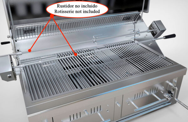 Sunstone 42″ Charcoal & Wood Hybrid Dual Zone Grill - Image 7