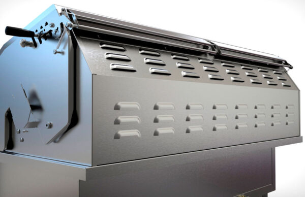 Sunstone 42″ Charcoal & Wood Hybrid Dual Zone Grill - Image 9