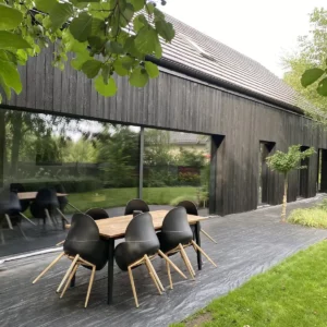 Dark Black Charred Cladding – 20x145x4000mm
