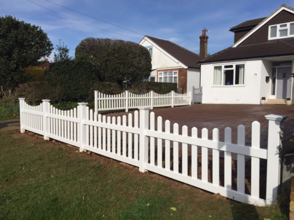 Scalloped Picket Fence