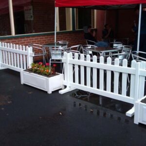 3′ High Temporary Picket Fence