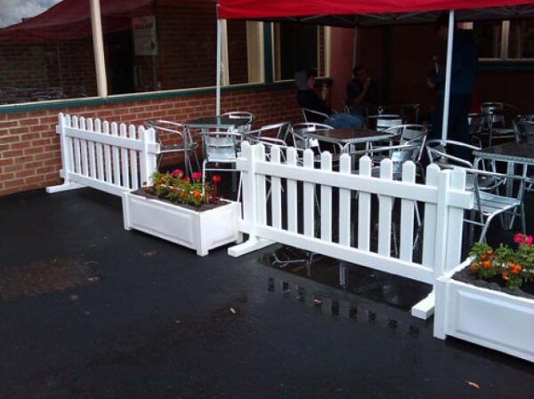 3′ High Temporary Picket Fence