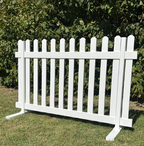 4′ High Temporary Picket Fence