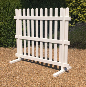 5′ High Temporary Picket Fence