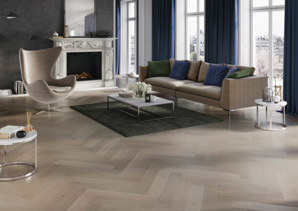 BARISTA HERRINGBONE OAK ESPRESSO BRUSHED MATT LACQUERED ENGINEERED FLOORING