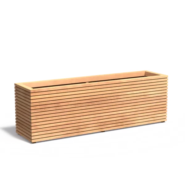 Malaga Rhombus Hardwood Planters - Image 7